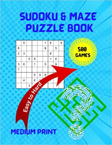 Sudoku and Maze Puzzle Book