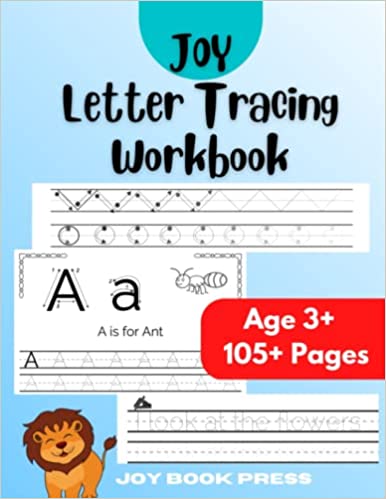 joy letter tracing workbook